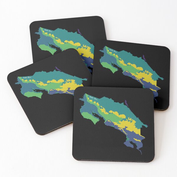 Item preview, Sketching Color Into the Earth - Costa Rica designed and sold by AceMaps7.