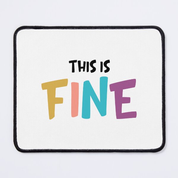 Item preview, This Is Fine – Classic Meme Tee designed and sold by teedesigndaily.