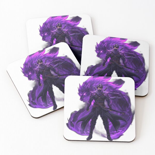 Item preview, Shadow Wolf Spirit – Dark Aura Protector Anime Warrior designed and sold by gavinroyal.