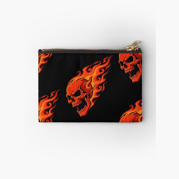 Item preview, Flaming Skull Fiery Head Design designed and sold by Skulls & Calaveras.