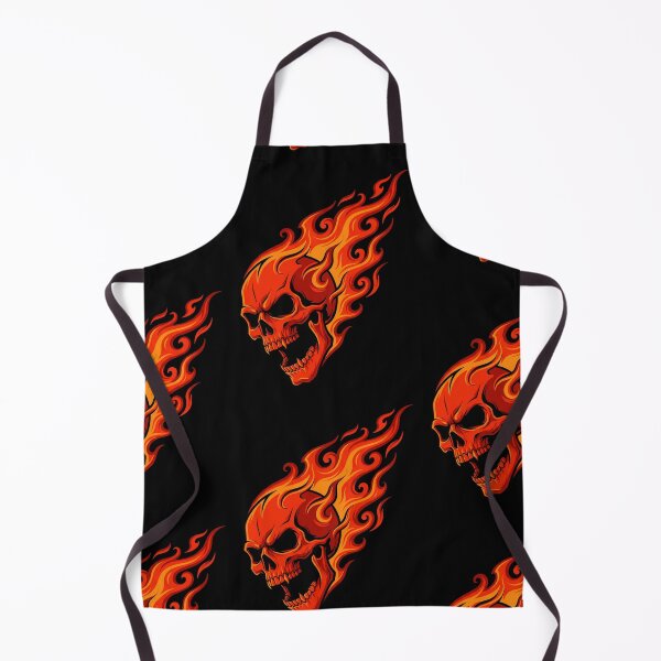 Item preview, Flaming Skull Fiery Head Design designed and sold by Skulls & Calaveras.