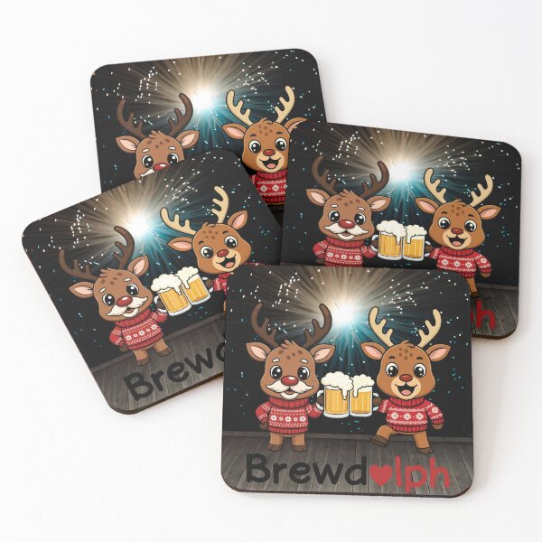Item preview, Brewdolph,Beer and reindeer,brewer reindeer designed and sold by OLYUS.