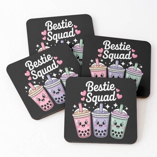 Item preview, Bestie Squad Twin Day For Girls BFF Boba Tea Best Friend designed and sold by brinbotty.