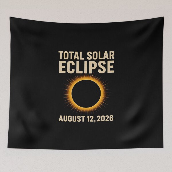 Item preview, Total Solar Eclipse August 12, 2026  designed and sold by DemureArtsy.