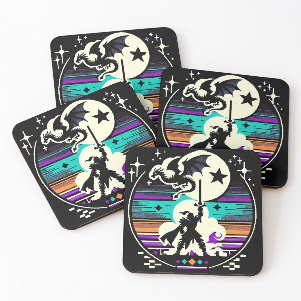 Item preview, Retro Quest: Dragon Eclipse Champion designed and sold by WyrmInq.