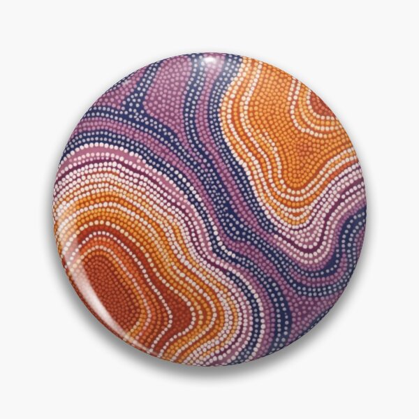 Item preview, Aboriginal Inspired Dot Art - Terracotta Lava designed and sold by GrinGalore.