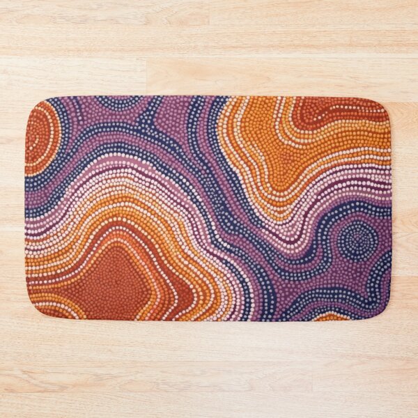 Item preview, Aboriginal Inspired Dot Art - Terracotta Lava designed and sold by GrinGalore.