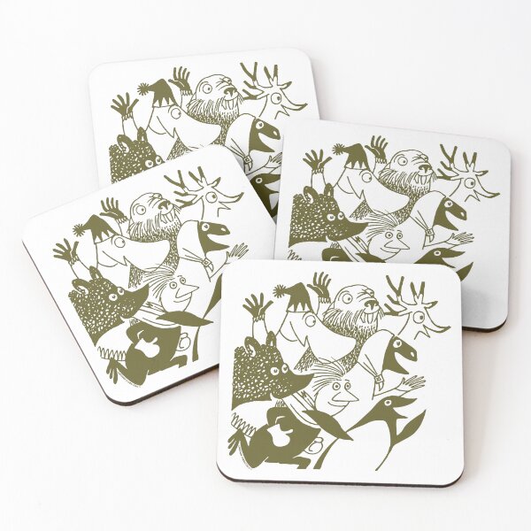 Item preview, Olive Moomin's Winter Follies Running Characters designed and sold by MoominStore.