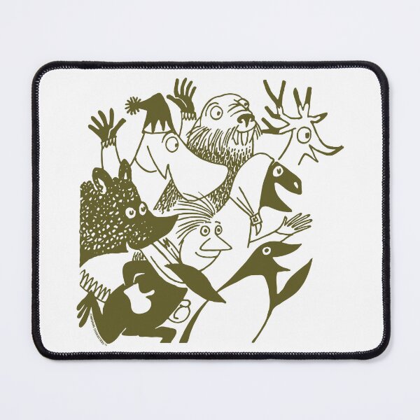 Item preview, Olive Moomin's Winter Follies Running Characters designed and sold by MoominStore.