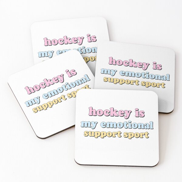 Item preview, Hockey Is My Emotional Support – Funny Saying designed and sold by HumansStuck12.