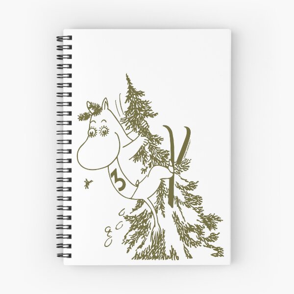 Item preview, Olive Moomintroll Skiing Flies Into Tree Winter Sports Games designed and sold by MoominStore.
