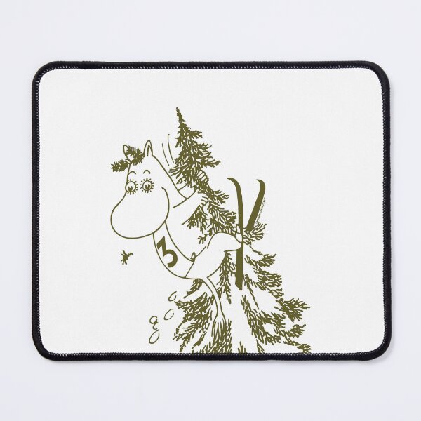 Item preview, Olive Moomintroll Skiing Flies Into Tree Winter Sports Games designed and sold by MoominStore.