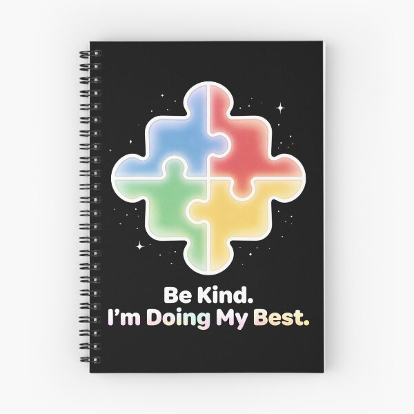 Item preview, Autism Support Quote – Be Kind I’m Doing My Best designed and sold by Dazai_shop⭐⭐⭐⭐⭐.