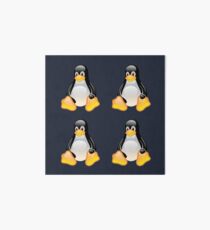 Linux Tux x4 Art Board