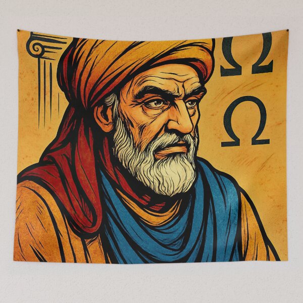 Item preview, Averroes | Comics style - Cartoon designed and sold by ComicsFactory.