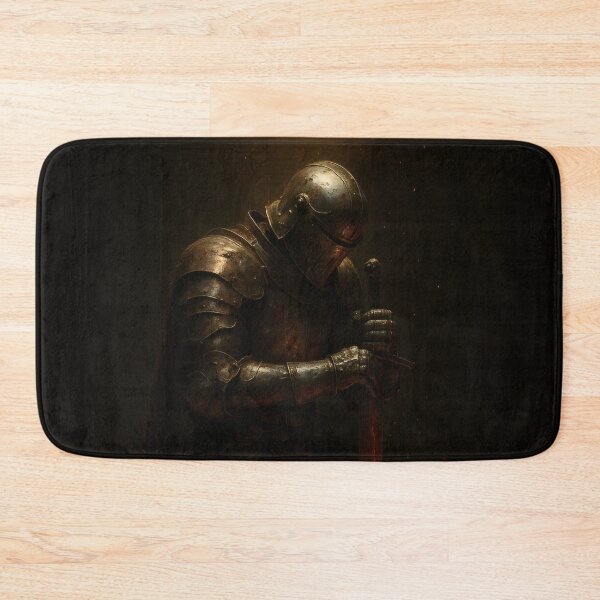 Item preview, Fallen Knight – Kneeling Medieval Warrior designed and sold by Visualynx.