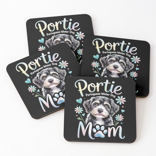 Item preview, Portuguese Water Dog Mom Mum Portie Mom  designed and sold by FadeOfThrone.