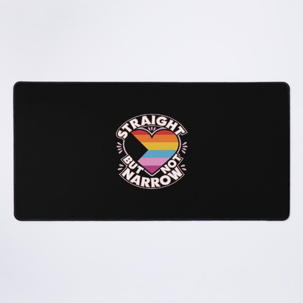 Item preview, Straight Proud LGBTQ Ally Rainbow Equality Heart Flag  designed and sold by AquaKiev.