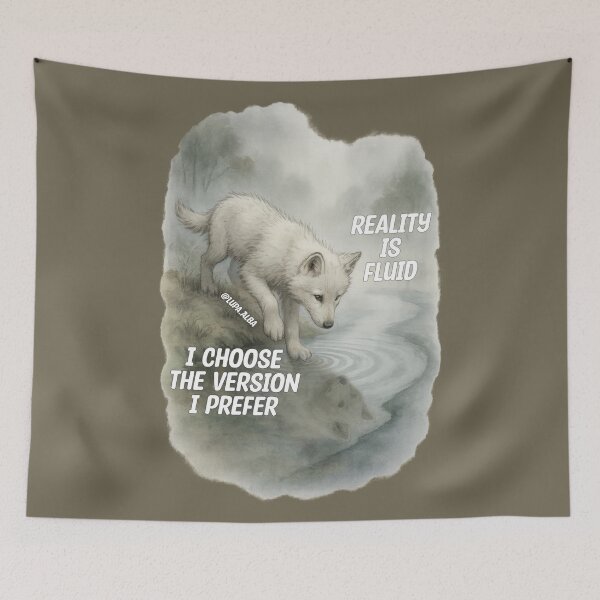 Item preview, Reality is Fluid Choose the Version I Prefer designed and sold by LupaAlba.