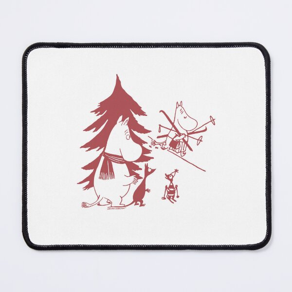 Item preview, Red Moomintroll Winter Games Moominmamma Skiing designed and sold by MoominStore.