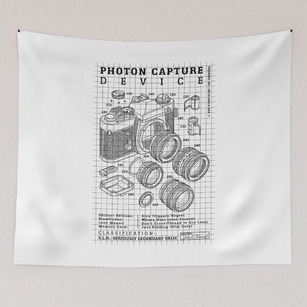 Item preview, Photographer Photography Funny Retro Film Camera Diagram designed and sold by GrandeDuc.