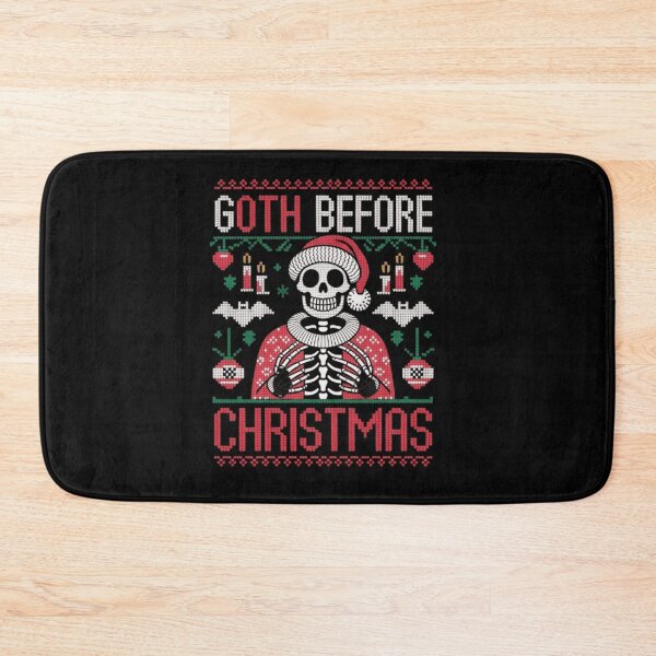 Item preview, Goth Before Christmas – Funny Gothic Skeleton designed and sold by vvcreativedesigns.