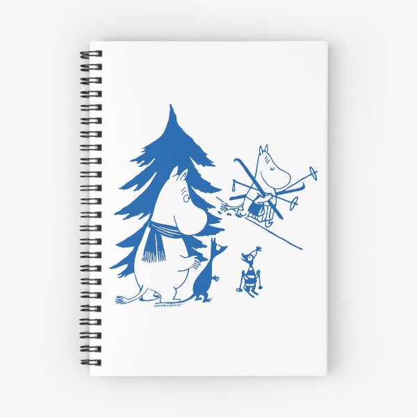 Item preview, Blue Moomintroll Winter Games Moominmamma Skiing designed and sold by MoominStore.