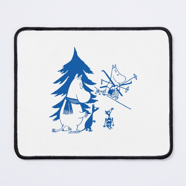 Item preview, Blue Moomintroll Winter Games Moominmamma Skiing designed and sold by MoominStore.