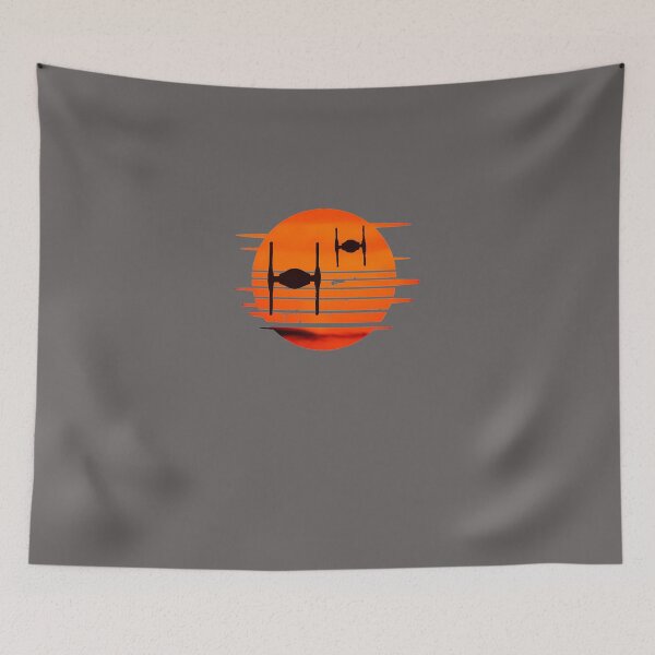 Item preview, TIE FIGHTER SUNSET T-SHIRT designed and sold by SuzaCromwell.