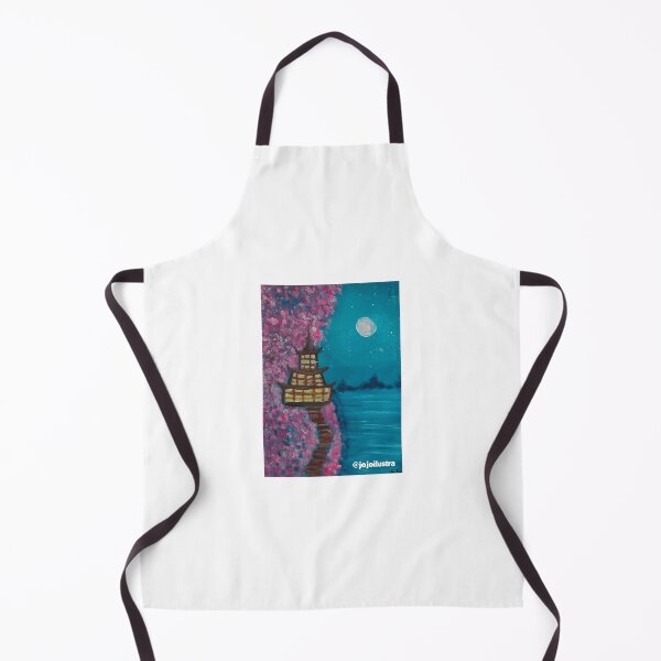 Item preview, Moonlit Temple in Sakura Dreams designed and sold by jojoilustra.
