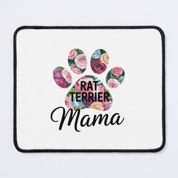 Item preview, Rat Terrier Mama Floral Paw Dog Mom  designed and sold by MarryIsMonth.