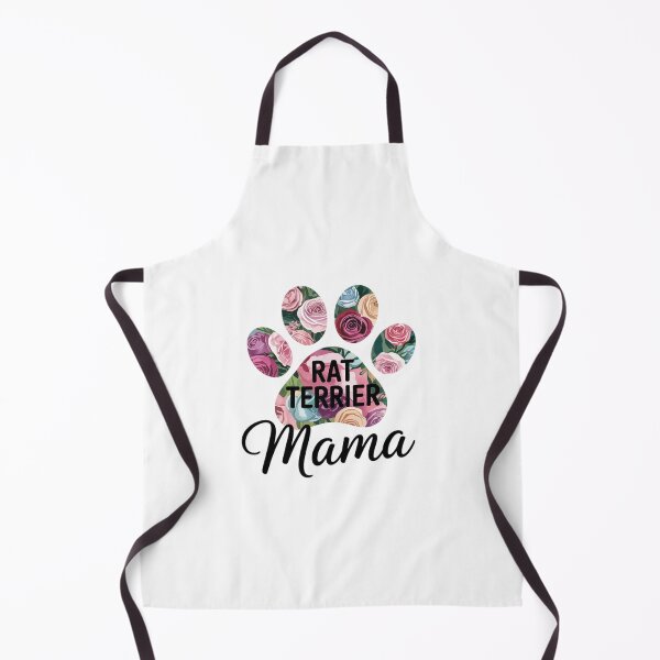 Item preview, Rat Terrier Mama Floral Paw Dog Mom designed and sold by MarryIsMonth.