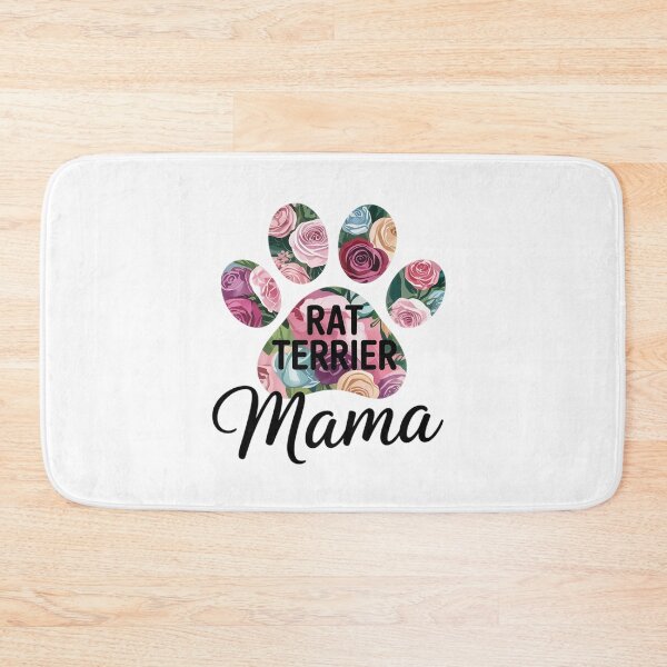 Item preview, Rat Terrier Mama Floral Paw Dog Mom  designed and sold by MarryIsMonth.
