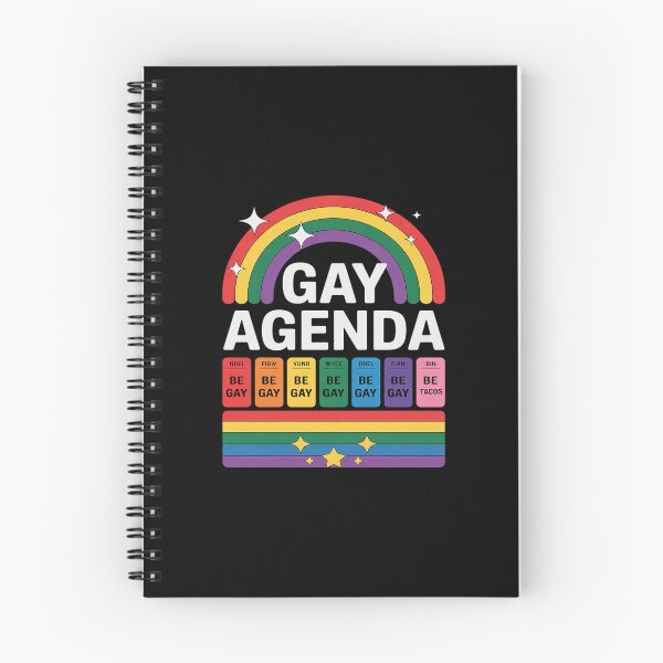 Item preview, Gay Agenda Pride Month Gay Pride Rainbow Flag LGBTQ  designed and sold by SyntaxClaw.