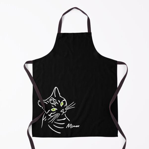 Item preview, Miaou — Minimalist Cat Line Art (French Meow) designed and sold by FrancophileFun.