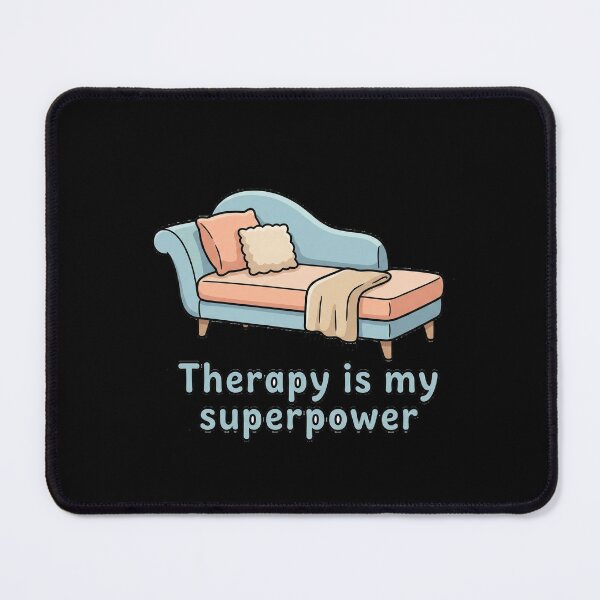 Item preview, Therapy Is My Superpower - mental-health/self-care designed and sold by Designspot2020.