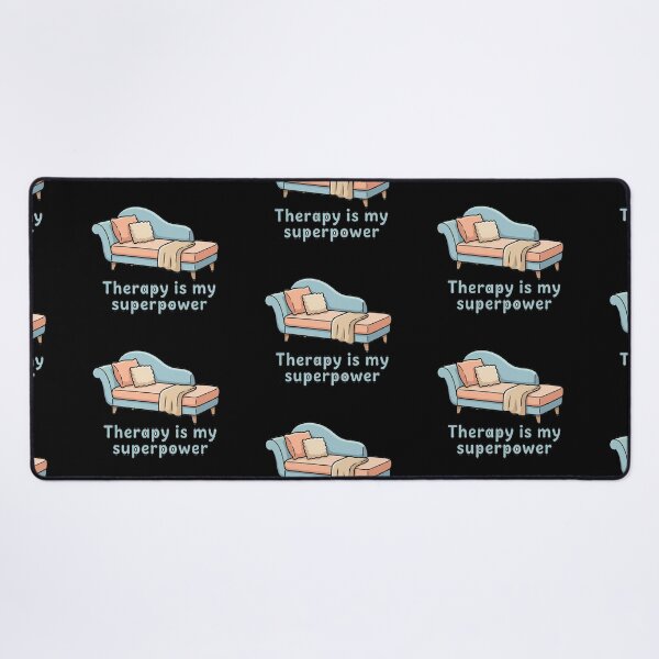Item preview, Therapy Is My Superpower - mental-health/self-care designed and sold by Designspot2020.