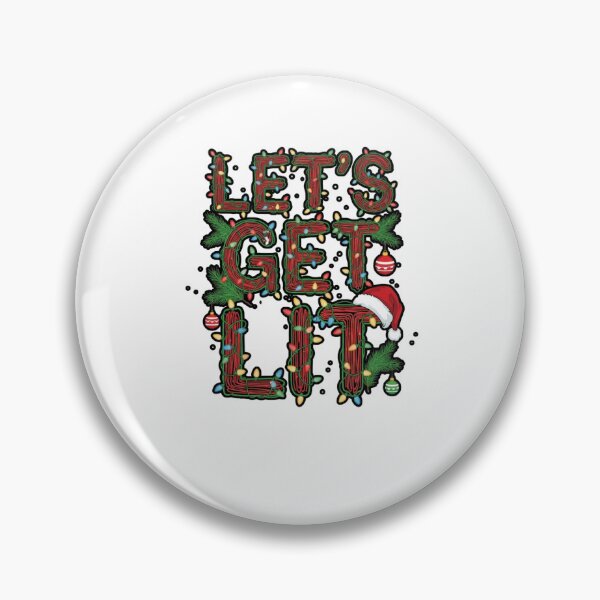 Item preview, Let's Get Lit- Funny Christmas  designed and sold by FitEnvy.