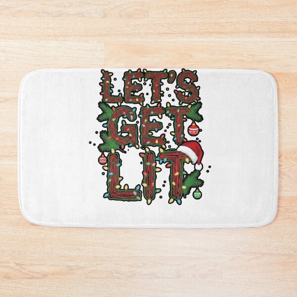 Item preview, Let's Get Lit- Funny Christmas  designed and sold by FitEnvy.