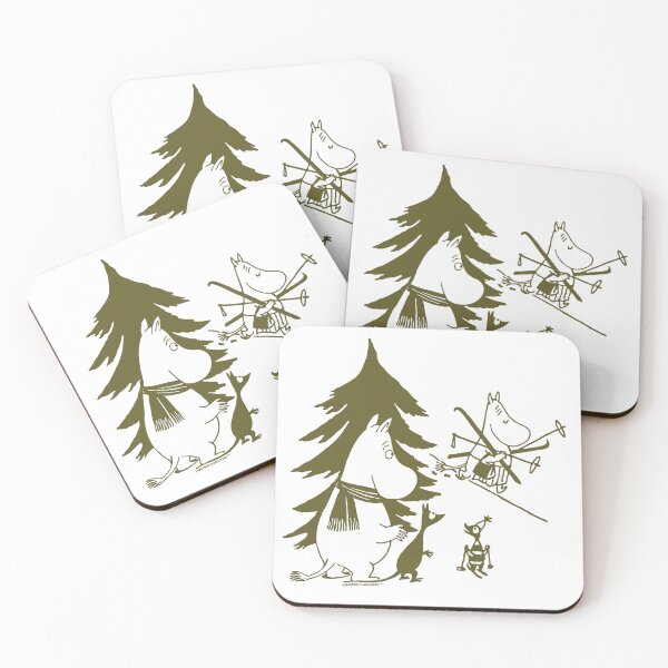 Item preview, Olive Moomintroll Winter Games Moominmamma Skiing designed and sold by MoominStore.