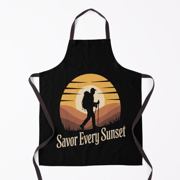 Item preview, Sunset Wanderer Savor Every Sunset Hiking Adventure designed and sold by brinbotty.