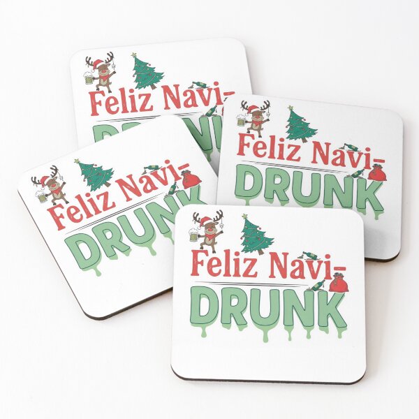 Item preview, Feliz Navi-DRUNK- Funny Christmas  designed and sold by FitEnvy.