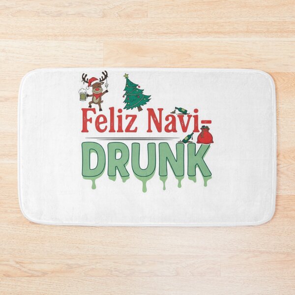 Item preview, Feliz Navi-DRUNK- Funny Christmas  designed and sold by FitEnvy.