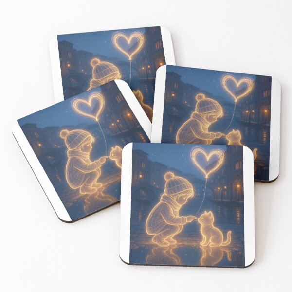 Item preview, Glowing Heart Encounter in Winter Night designed and sold by MIArt Studio.