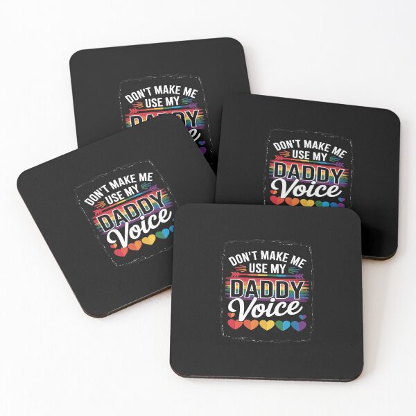 Item preview, Gay Dont Make Me Use Daddy Voice Rainbow Pride Flag LGBT Men  designed and sold by SyntaxClaw.