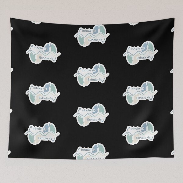 Item preview, Anxiety Breathing Technique - mental-health/self-care designed and sold by Designspot2020.