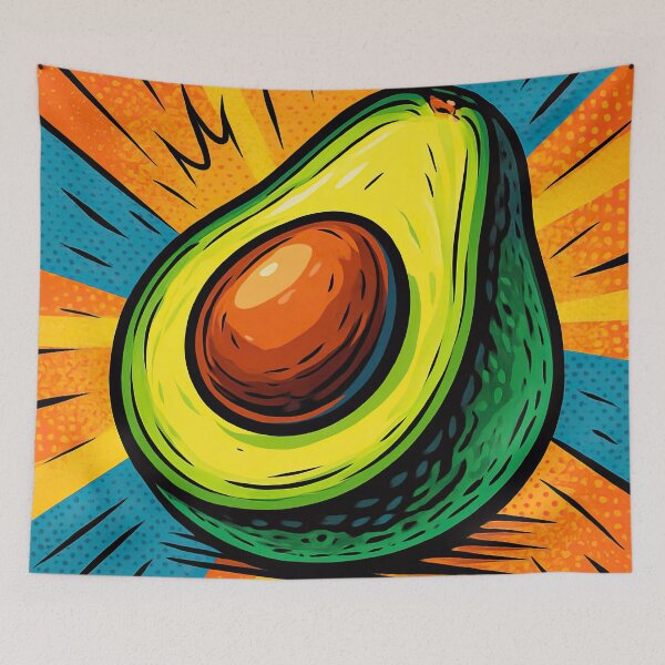 Item preview, Avocado fruit | Comics style - Cartoon designed and sold by ComicsFactory.