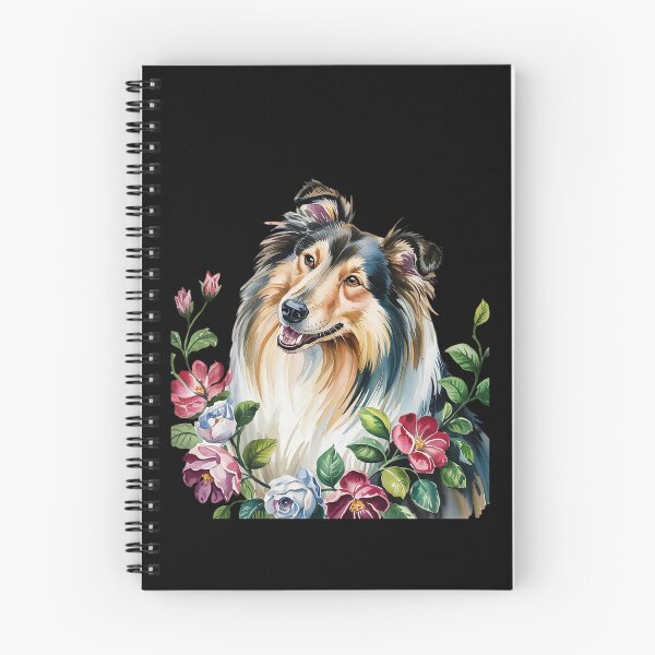 Item preview, Rough Collie Dog Floral  designed and sold by MarryIsMonth.