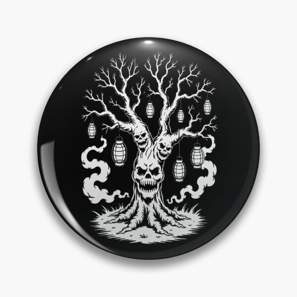 Item preview, The Spooky Tree Of Skulls Halloween Hauntings Gothic designed and sold by brinbotty.