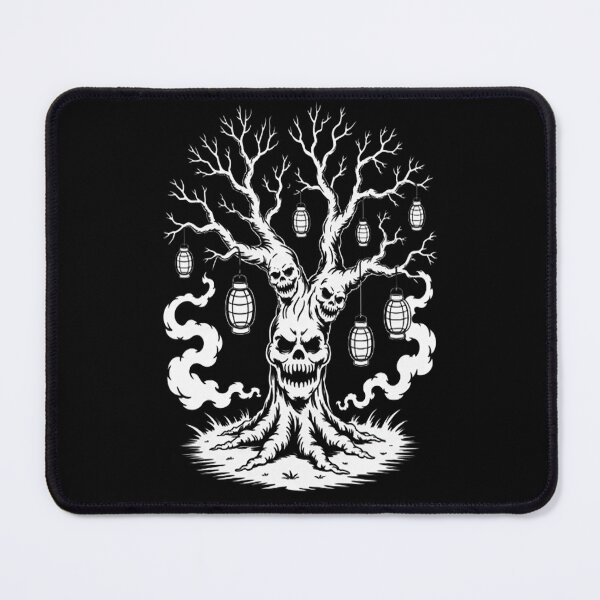 Item preview, The Spooky Tree Of Skulls Halloween Hauntings Gothic designed and sold by brinbotty.